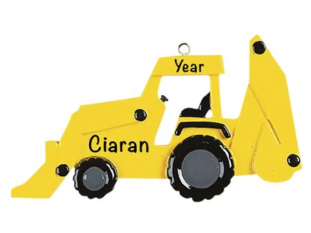 Back Hoe Christmas Ornament Online Hot Sale