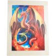 Dragon on the Earth - 3D Lenticular Poster - 12x16 Print - New Discount