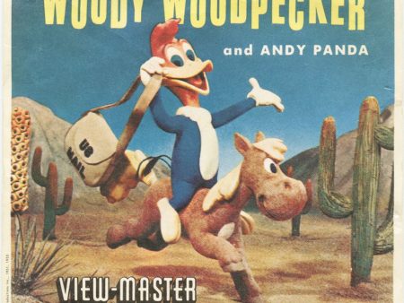 Woody Woodpecker and Andy Panda - View-Master 3 Reel Packet - vintage - B510-S5 Fashion